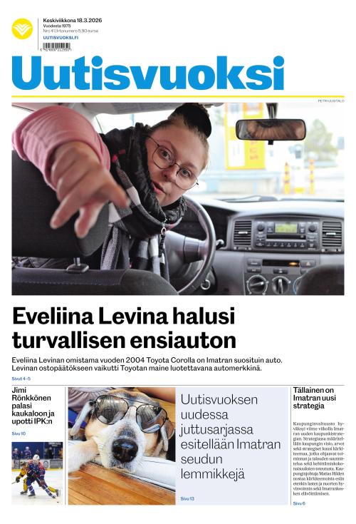 Uutisvuoksi 18.3.2026