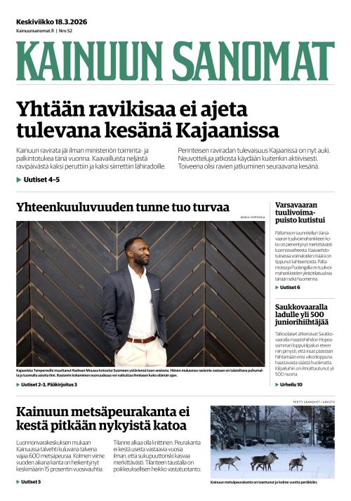 Kainuun Sanomat 18.3.2026