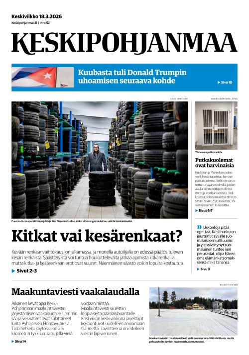 Keskipohjanmaa 18.3.2026