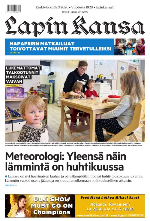 Lapin Kansa 18.3.2026