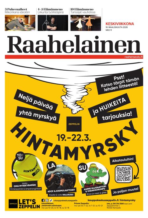 Raahelainen 18.3.2026
