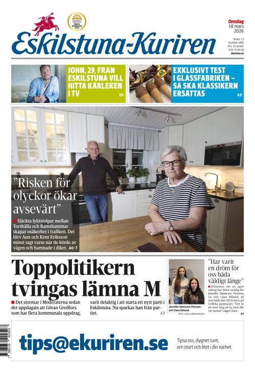 Eskilstuna-Kuriren 18.3.2026