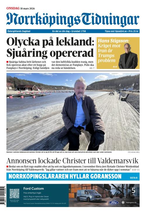 Norrköpings Tidningar 18.3.2026