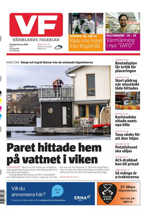 Värmlands Folkblad 18.3.2026
