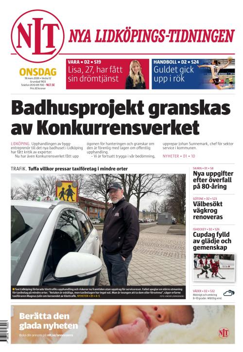 Nya Lidköpings-Tidningen 18.3.2026