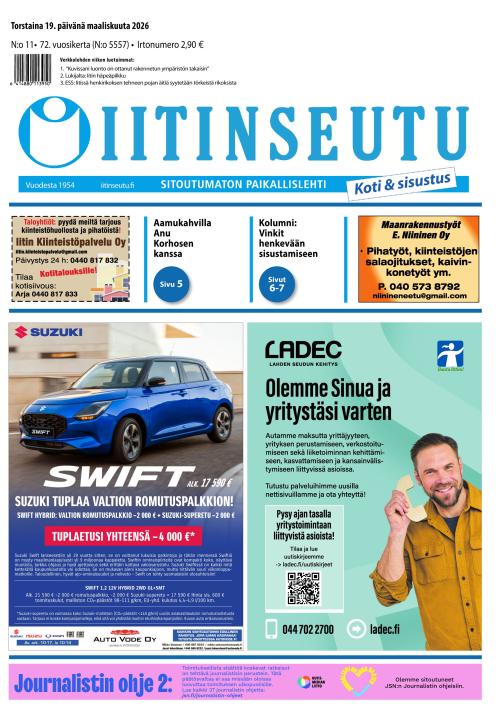 Iitinseutu 19.3.2026