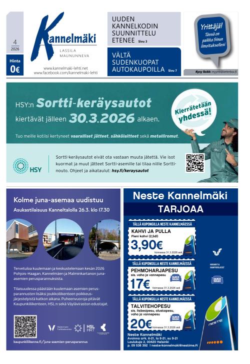 Kannelmäki-lehti 19.3.2026