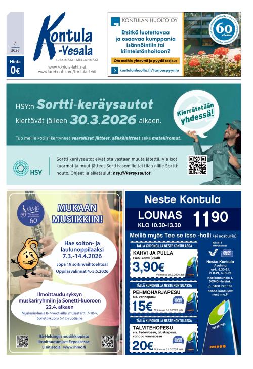 Kontula-Vesala -lehti 19.3.2026