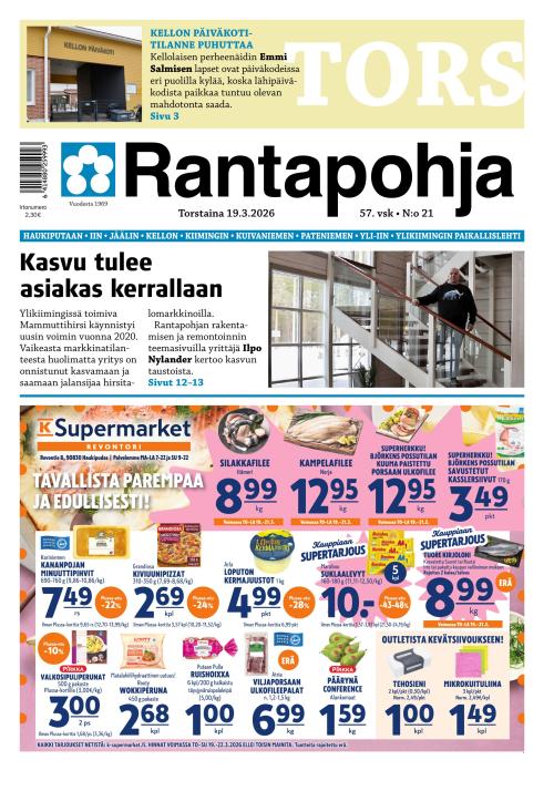 Rantapohja 19.3.2026