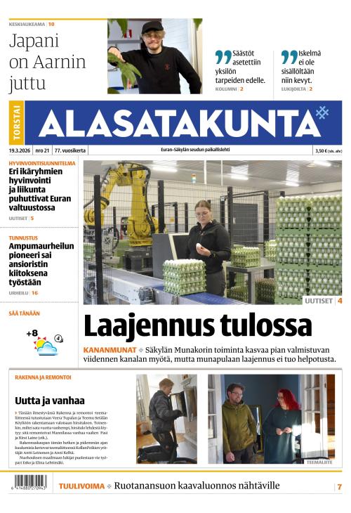 Alasatakunta 19.3.2026