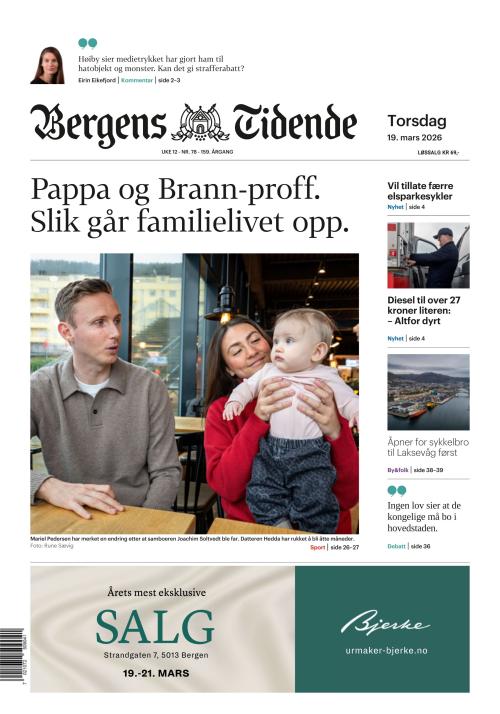 Bergens Tidende 19.3.2026