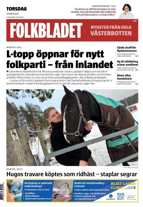 Folkbladet (Västerbotten) (SE) 19.3.2026