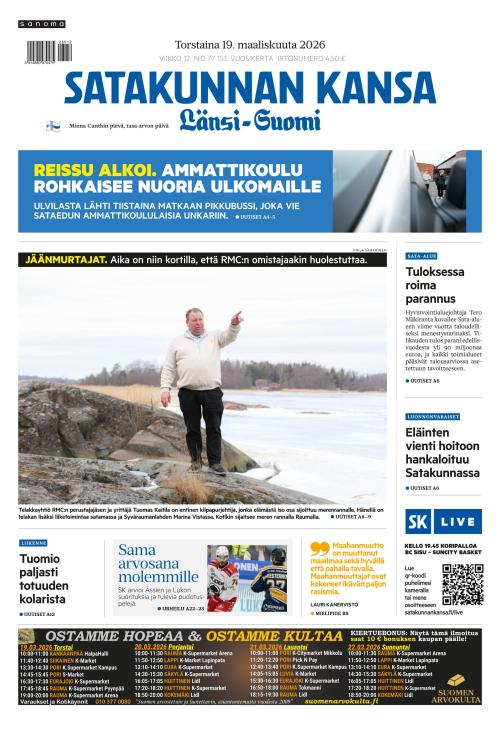 Satakunnan Kansa Länsi-Suomi 19.3.2026
