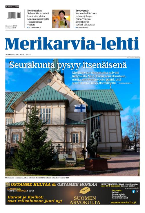 Merikarvia-lehti 19.3.2026