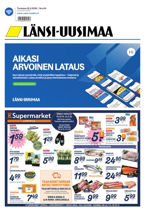 Länsi-Uusimaa 19.3.2026