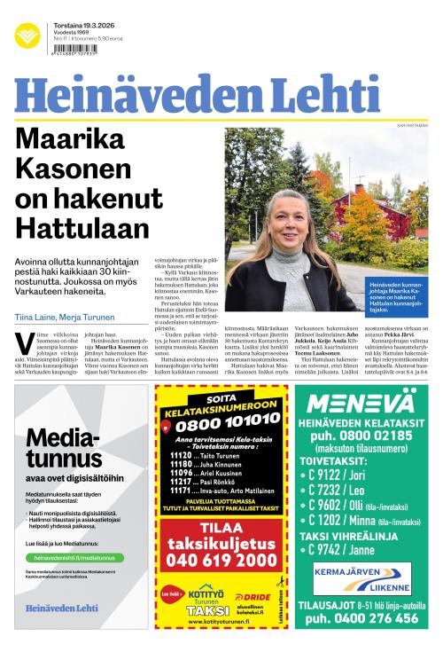 Heinäveden lehti 19.3.2026