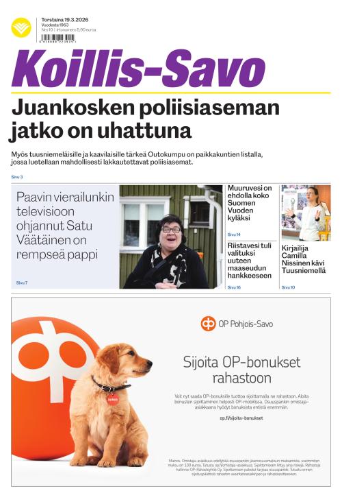 Koillis-Savo 19.3.2026
