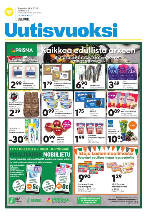 Uutisvuoksi 19.3.2026