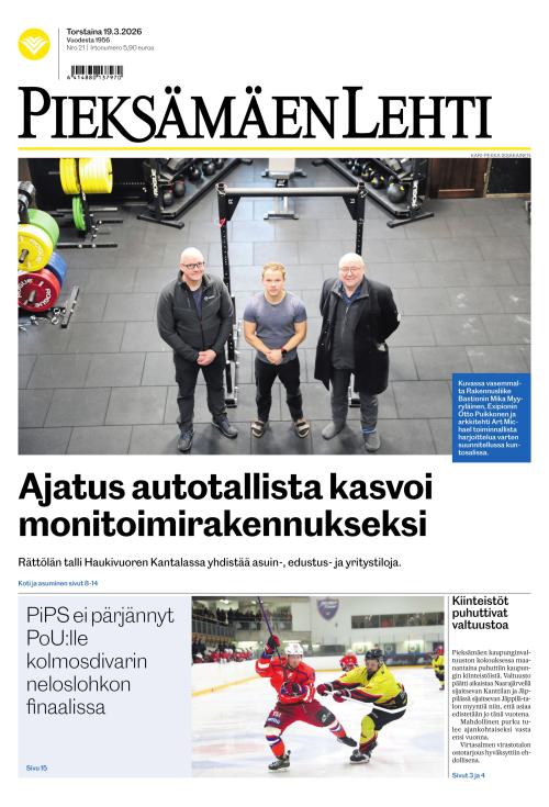 Pieksämäen lehti 19.3.2026