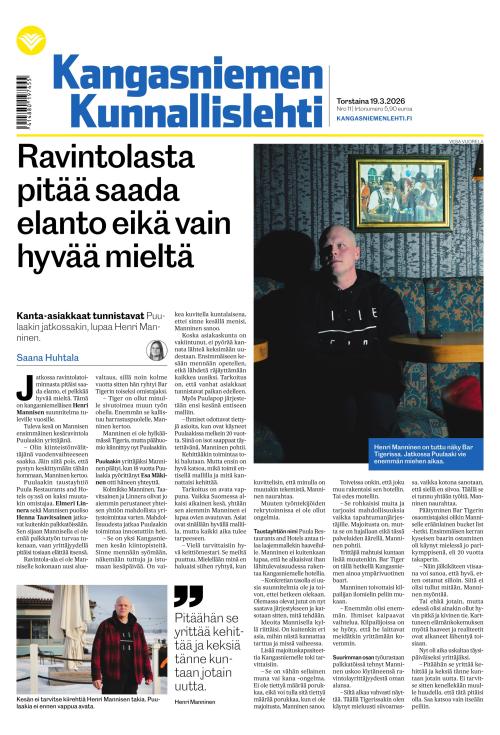Kangasniemen kunnallislehti 19.3.2026