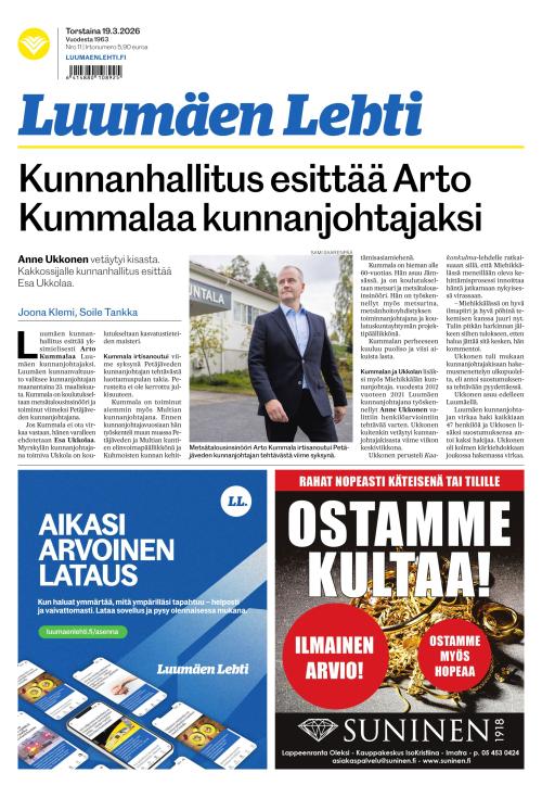 Luumäen Lehti 19.3.2026