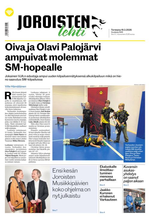 Joroisten Lehti 19.3.2026