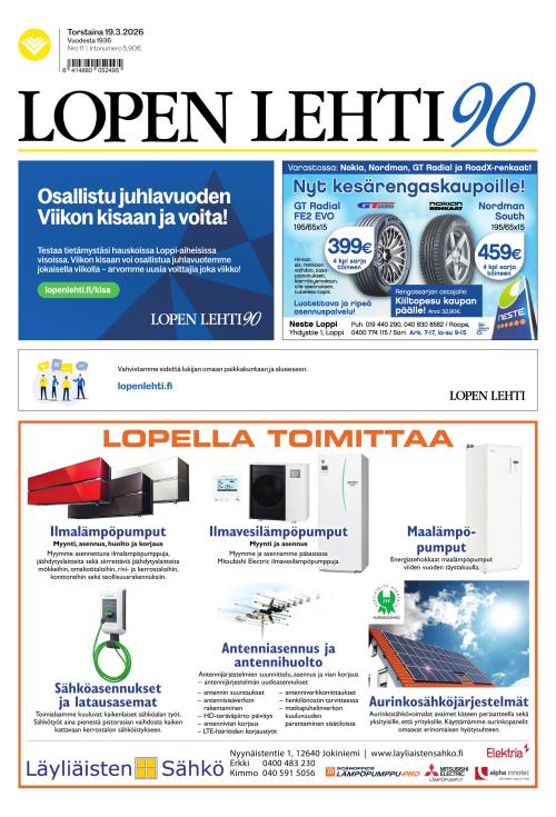 Lopen Lehti 19.3.2026