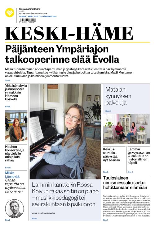Keski-Häme 19.3.2026