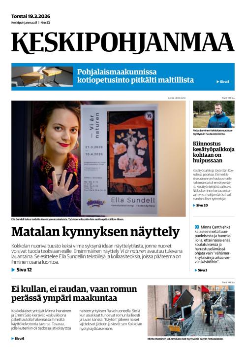 Keskipohjanmaa 19.3.2026