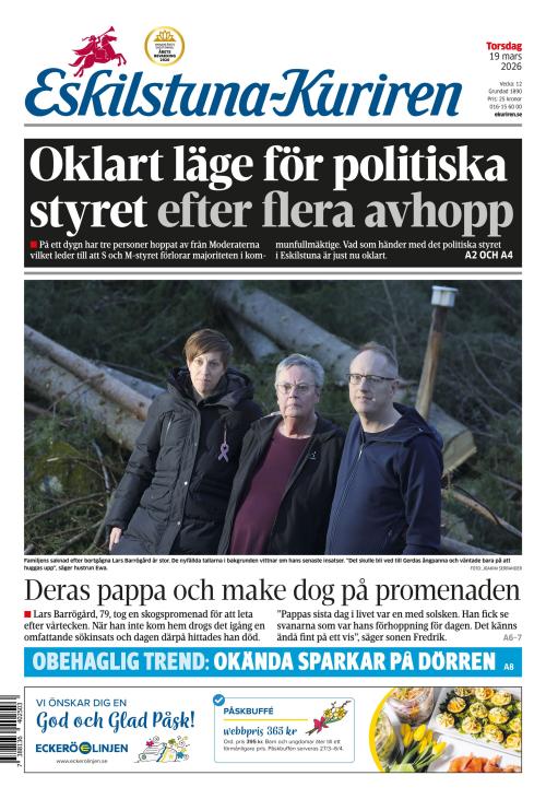 Eskilstuna-Kuriren 19.3.2026