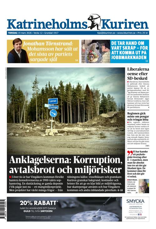 Katrineholms-Kuriren 19.3.2026