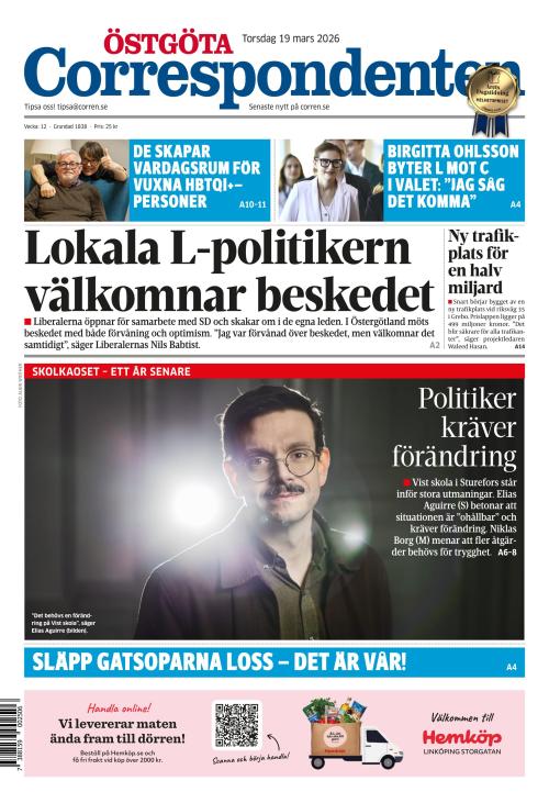 Östgöta Correspondenten 19.3.2026