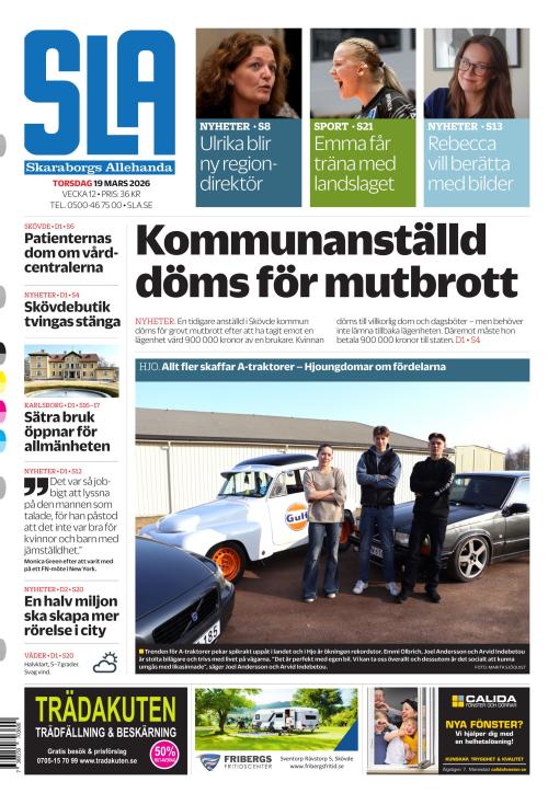 Skaraborgs Allehanda 19.3.2026