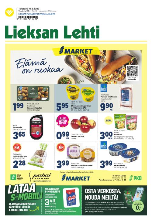 Lieksan Lehti 19.3.2026