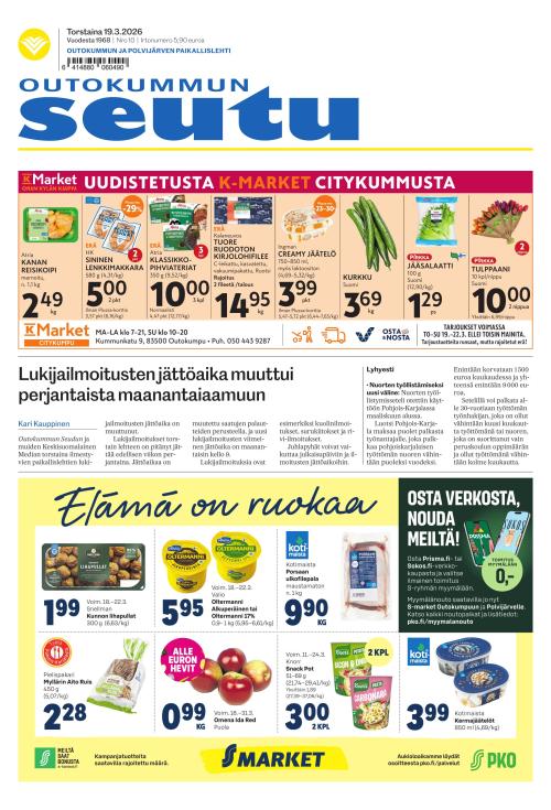 Outokummun Seutu 19.3.2026