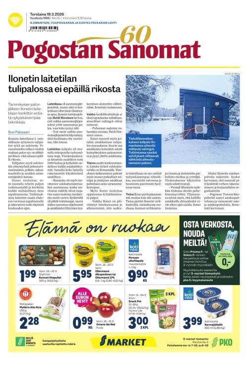 Pogostan Sanomat 19.3.2026