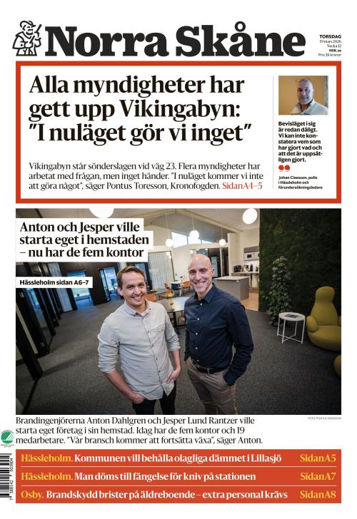 Norra Skåne 19.3.2026