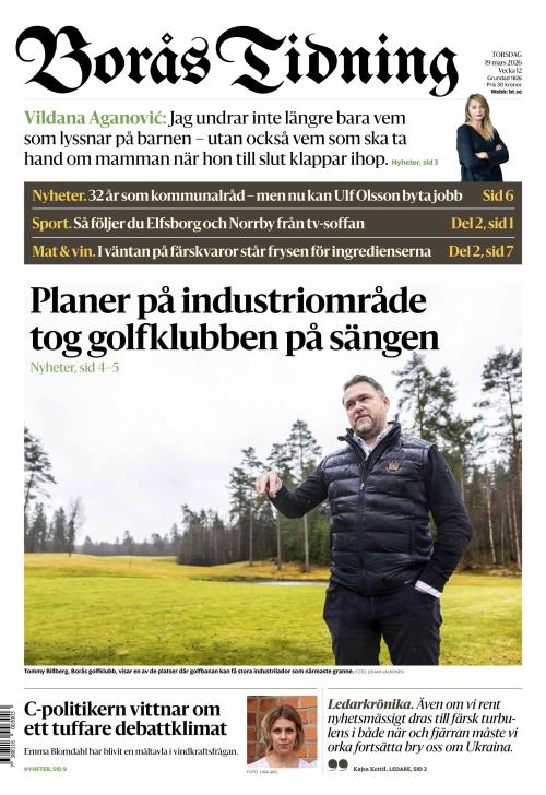 Borås Tidning 19.3.2026