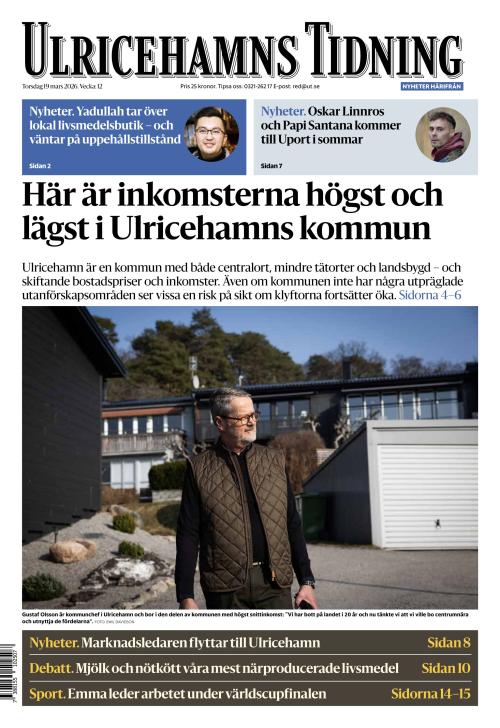 Ulricehamns Tidning 19.3.2026