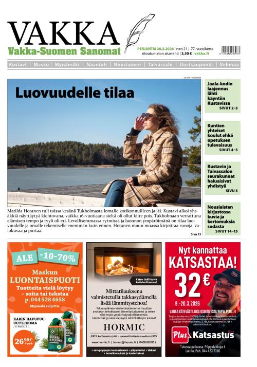 Vakka-Suomen Sanomat 20.3.2026