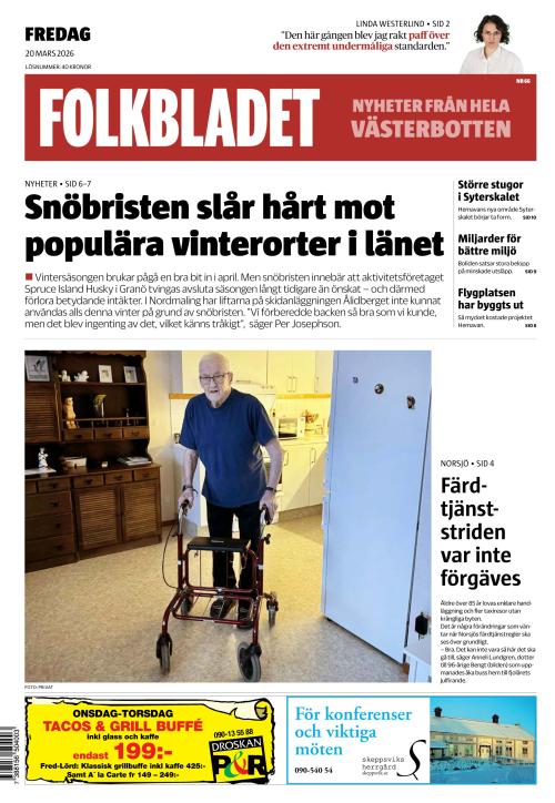 Folkbladet (Västerbotten) (SE) 20.3.2026