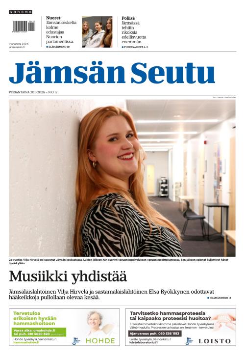 Jämsän Seutu ja Vekkari 20.3.2026