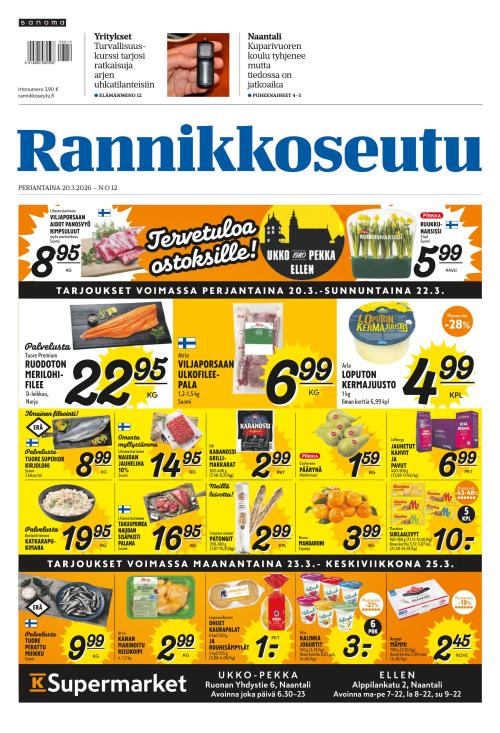Rannikkoseutu 20.3.2026
