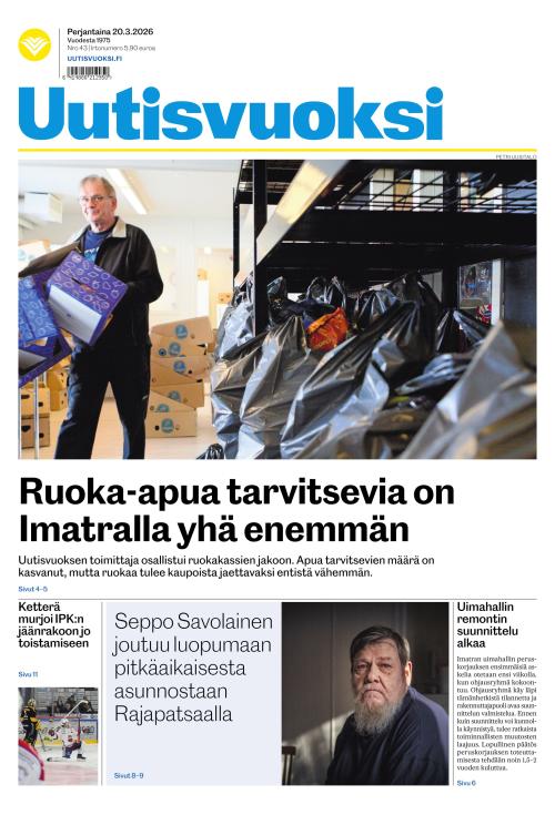 Uutisvuoksi 20.3.2026
