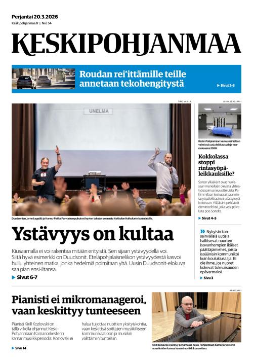 Keskipohjanmaa 20.3.2026