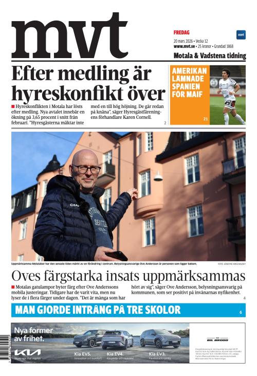 Motala Vadstena Tidning 20.3.2026