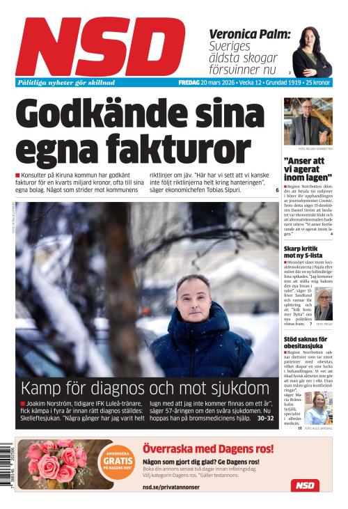 Norrländska Socialdemokraten 20.3.2026