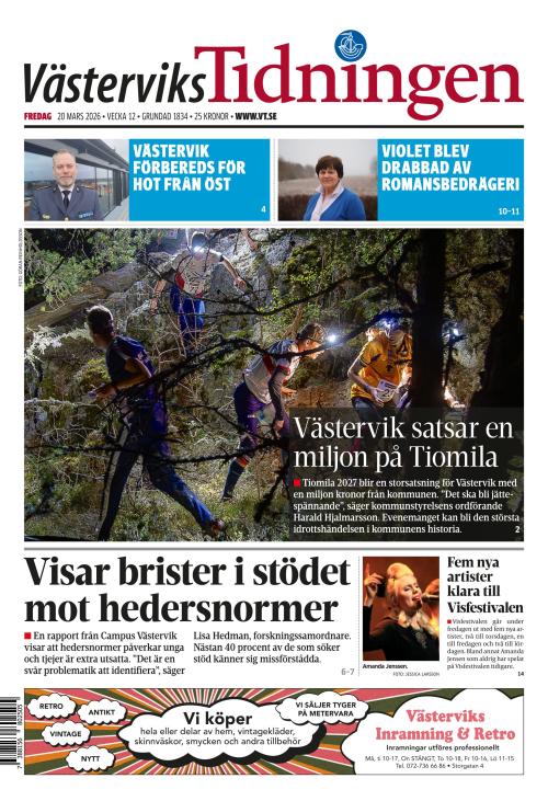 Västerviks-Tidningen 20.3.2026