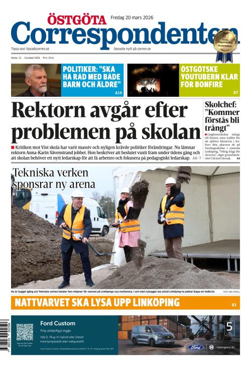 Östgöta Correspondenten 20.3.2026