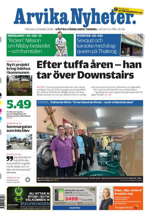 Arvika Nyheter 20.3.2026